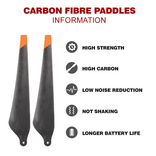 Imagen 2 del producto DJI Agras T30 3820 hélice plegable fibra de carbono mezcla de plástico CW CCW palas de Dron para accesorios de Dron de plantación agrícola