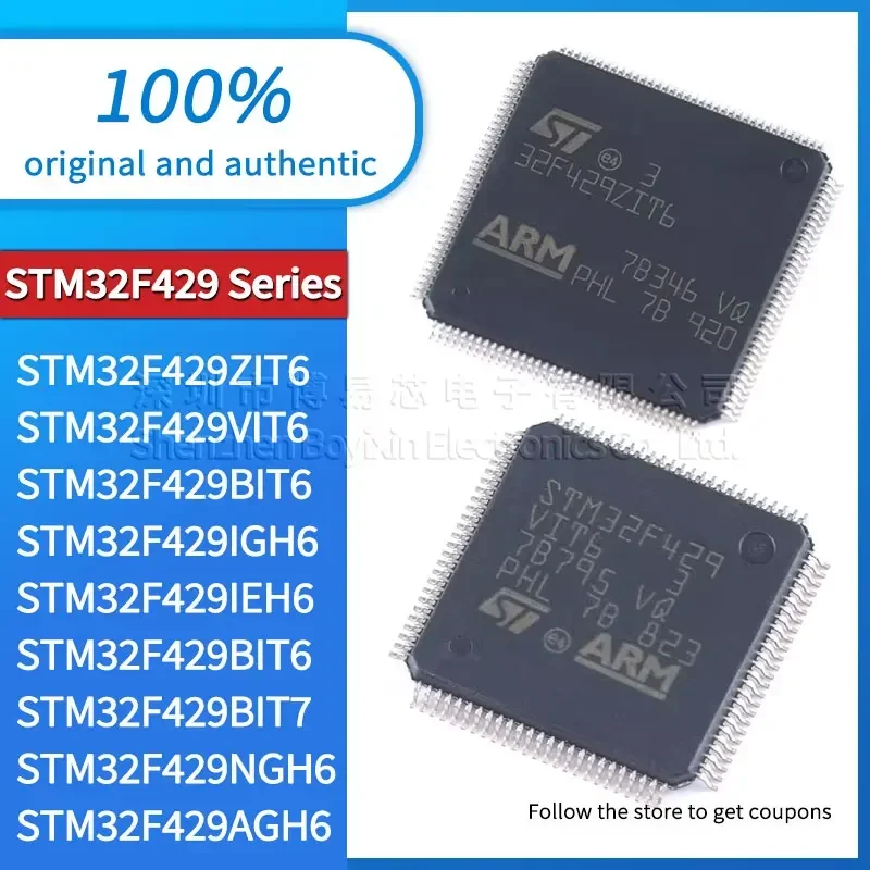 

STM32F429BIT7 STM32F429BIT6 STM32F429IEH6 STM32F429IGH6 STM32F429NGH6 STM32F429VIT6 STM32F429ZIT6 STM32F429AGH6 original genuine