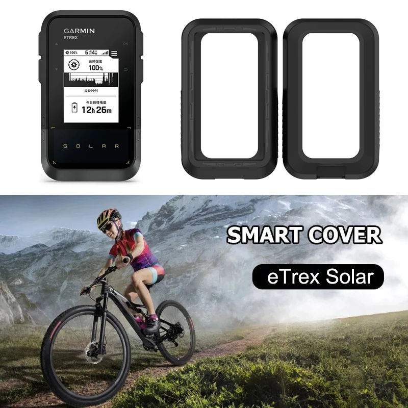 Silicone Case Protective Cover Shell for Garmin eTrex Solar GPS Bike Computer Anti-Scratch Provides Excellent Protection
