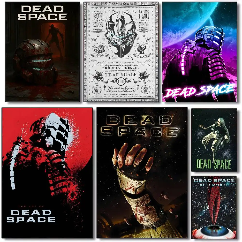 GAME D-Dead Space Classic Movie Poster Art canvas HD aesthetic Printing Paper Wall Art for Living Room Bar fashion Home Decor