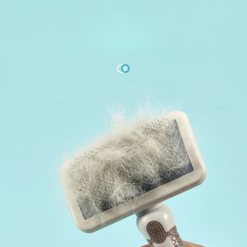 Brosse De Toilettage À Poils Longs Pour Animaux De Compagnie, Peigne Pour Chien Et Chat, Dissolvant De Poils D'intérieur