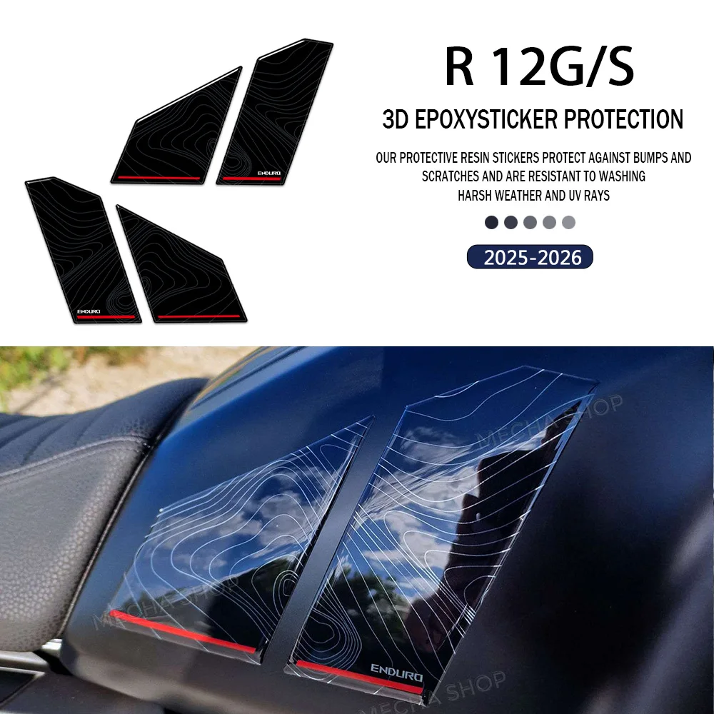 

For R 12 G/S 2025- Decals R12G/S Accessories Motorcycle Tank Traction Pad Protector 3D Epoxy Tank pad Sticker