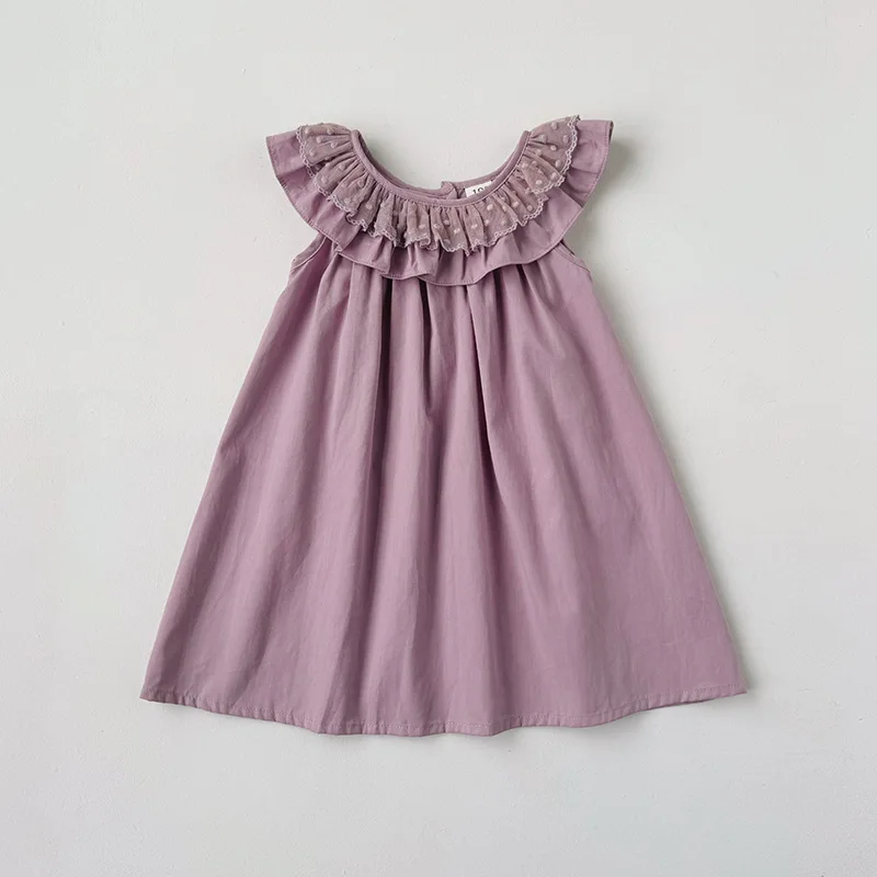 فساتين دانتيل مكشكشة للفتيات ، أميرة للأطفال ، ملابس حفلات للأطفال ، أطفال ، صيف ، 1-8 سنوات ، ملابس داخلية