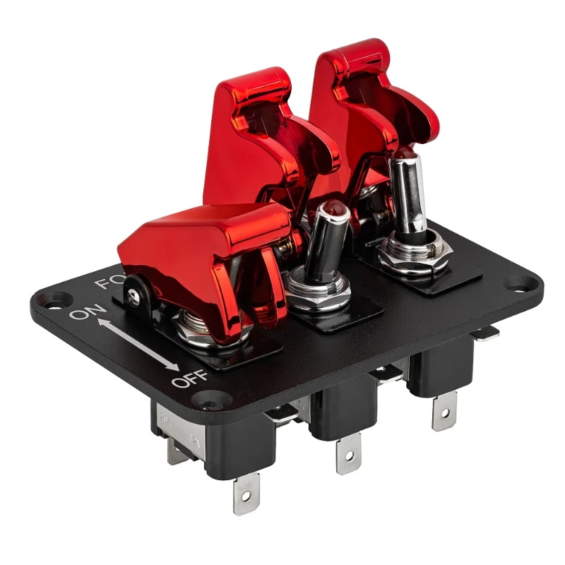 

RV modified panel Racing toggle Button switch Aluminum panel combination switch