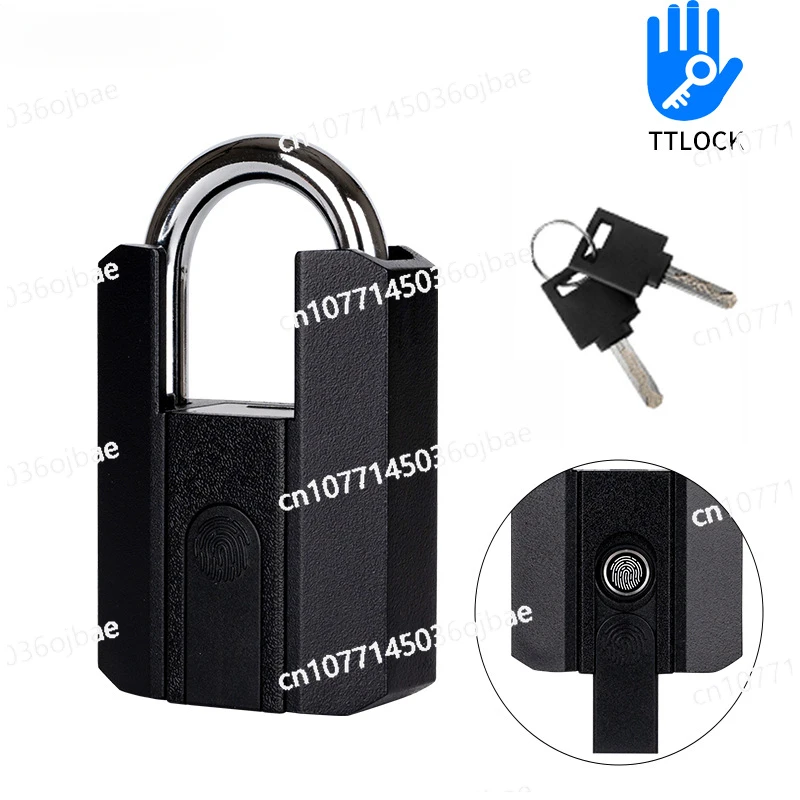 

Slide Cover Fingerprint Lock Password Lock Bluetooth Remote Padlock IP67 Outdoor Waterproof with Key