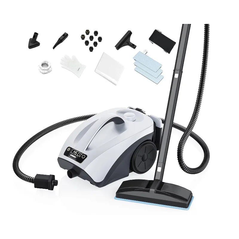 다기능 고온 1600-2600W 전기 스팀 클리너 가정용 자동차 살균 및 딥 클리닝용 분리형