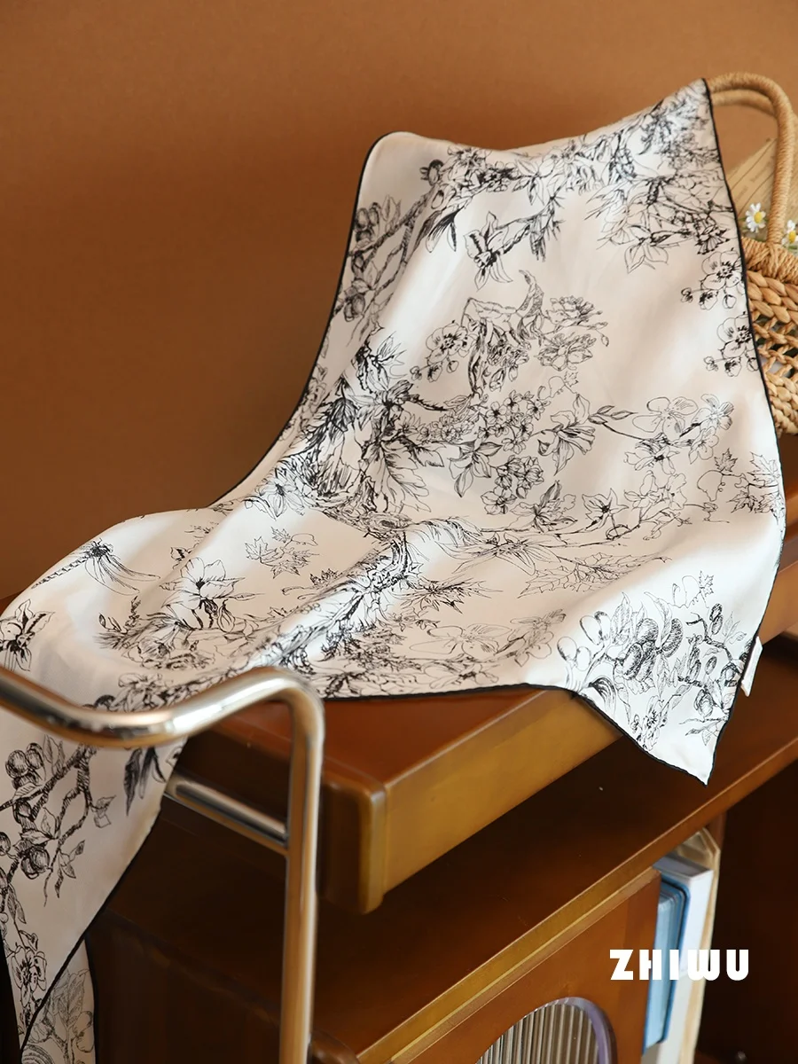 zhiwu-spring-summer-silk-scarf-necktie-high-end-feeling-slant-pattern-atmosphere-sensation-young-women's-fashion-acc