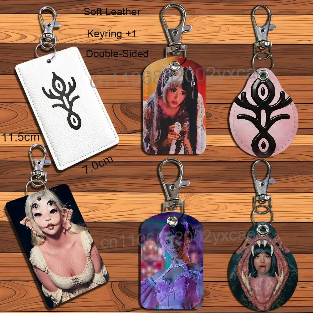 PORTALS Hadita Melanie Martinez Card Holder With Keychain Executive Protection For Bank Credit Subway Bus Case