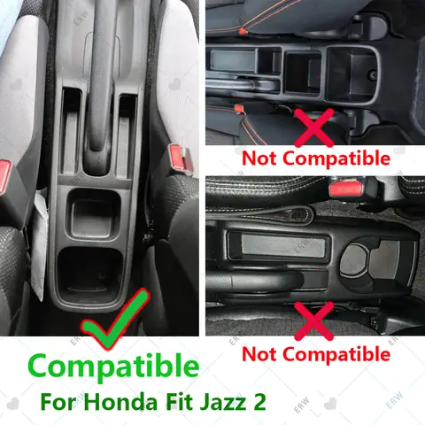 Accoudoir de voiture pour Honda Jazz, boîte de rangement de bras pour Honda Fit Jazz 2, 2008, 2009, 2010, 2011, 2012, 2013, accessoires de voiture