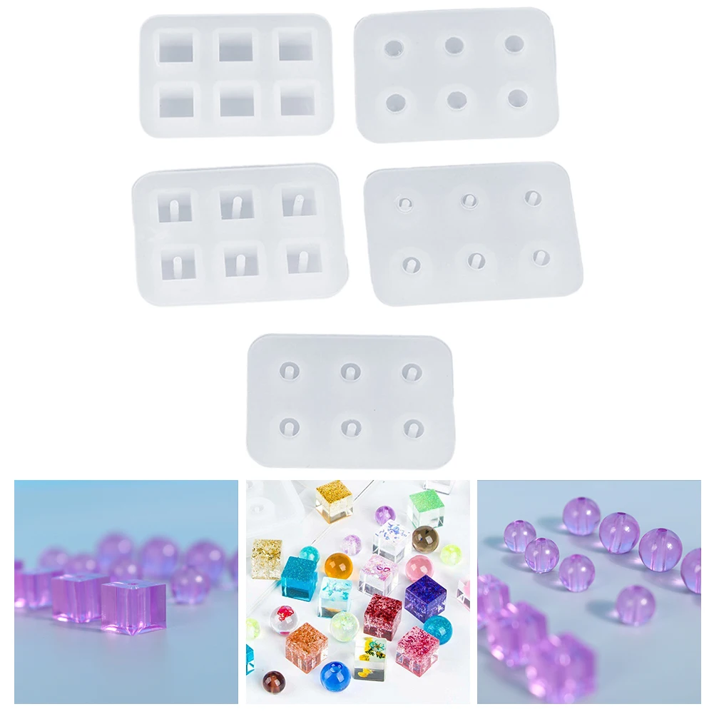 Silicone For Cube Round Beads For DIY Epoxy Resin Jewelry Crafting Designed For Earring And Bracelet Handmade Creations