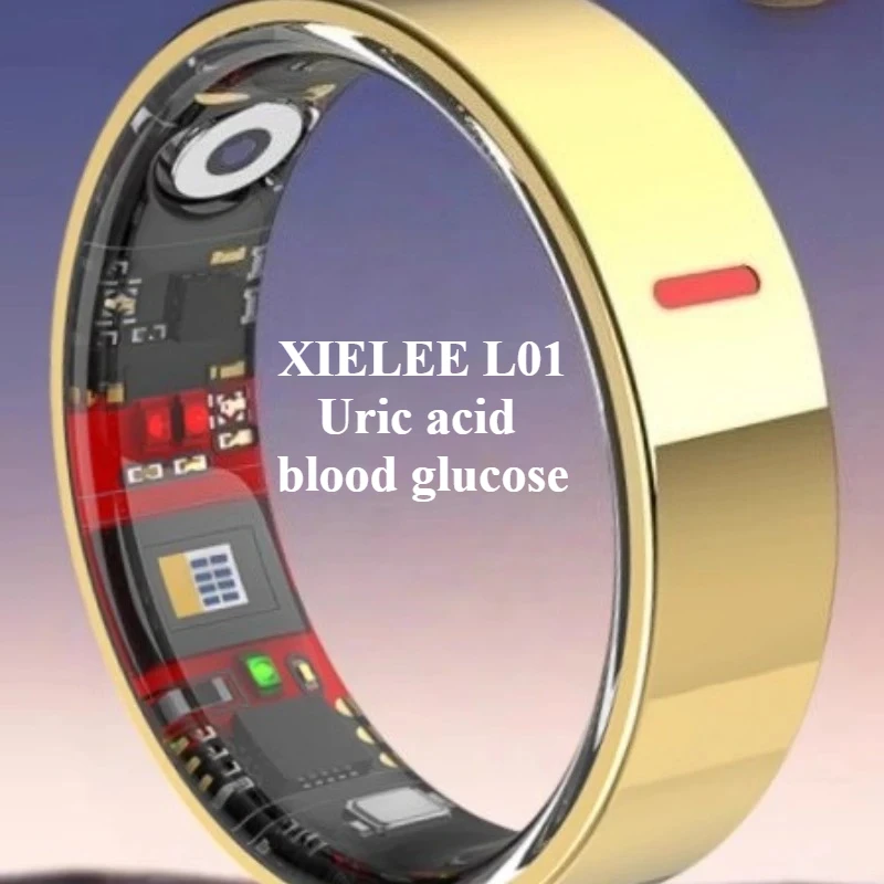 XIELEE L01/L03 Update Titanium Alloy Smart Sports Ring Waterproof Blood Oxygen Heart Rate Blood Pressure Blood Sleep Monitoring