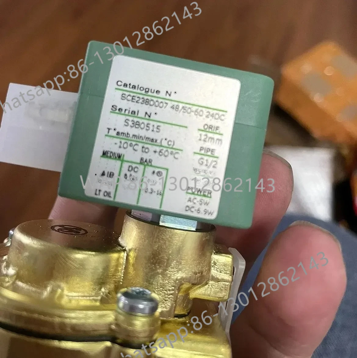2025   Original two-way water solenoid valve SCE238D002 04 05 006 009 016 017 018