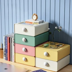 Desktop storage box Drawer type office desk stationery organizer box Dormitory living room porch storage debris shelf