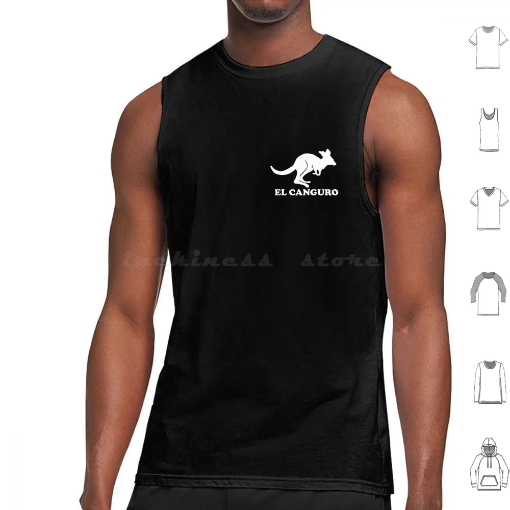 El Canguro , Australia Kangaroo Fashion Summer Tank Tops Vest Sleeveless Australia Kangaroo Outback Aussie Pride