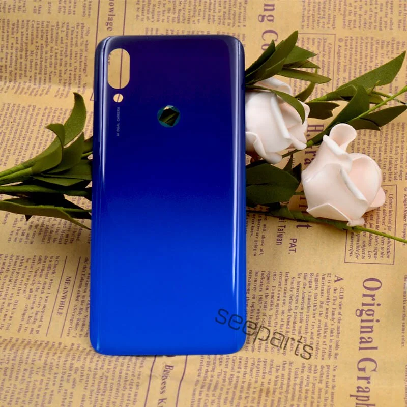 Cubierta trasera de batería para Xiaomi Redmi 7, Panel de carcasa, piezas de repuesto, 6,26\