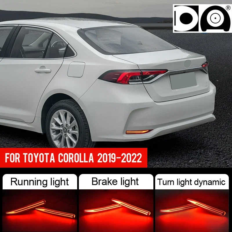 Special Rear Bumper Lamp led Flash brake light Running light Dynamic turn light for Toyota Corolla 2019 2020 2021 2022