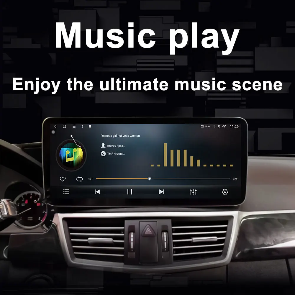 Android 16 GPS BT Für BENZ A-KLASSE CLA GLA W176 2012 - 2018 Kabelloses Carplay 4G Auto-Videoplayer QLED HD Bildschirm Autozubehör – Detail 18