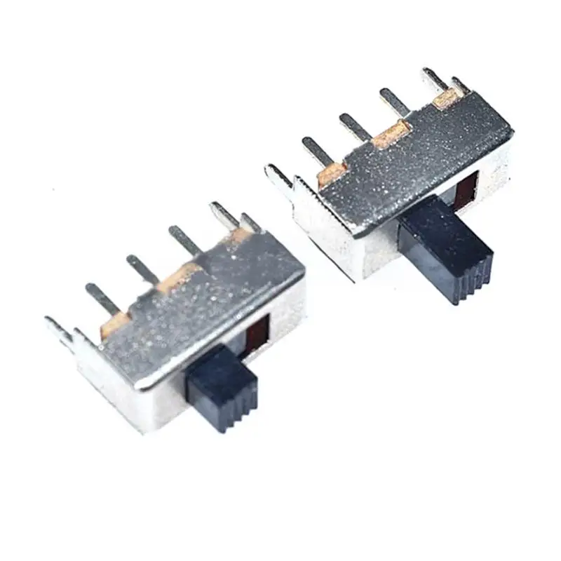 50 قطعة SS12F44 تبديل التبديل مع ارتفاع رافعة 3/4/5/6 مللي متر SS12F44G3 SS12F44G5 G4 G3 3-pin قطب واحد مزدوج رمي التبديل SPDT