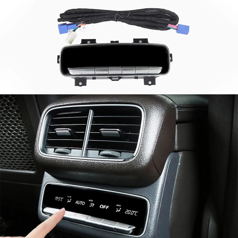 Car Rear Air Conditioner Controller Fit for Benz C-Class S-Class W223 W167 GLE GLS W206 W254 EQE EQS GLE350 GLE450 2020-2023