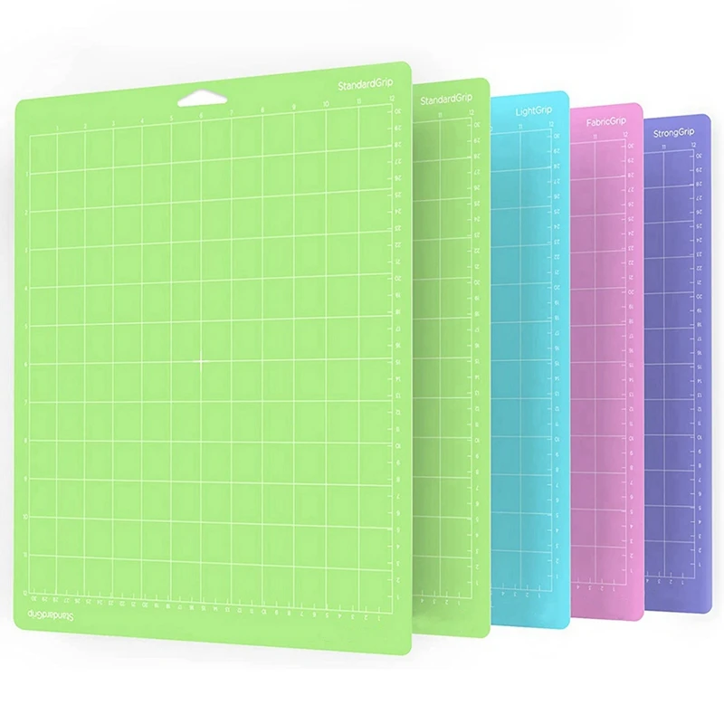 5Pack Cutting Mats For Cricut Maker 3/Maker/Explore 3/Air 2/Air/One(12X12 Inch) Quilting Cricket Mats Accessories