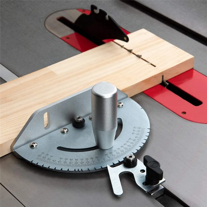 【البيع الساخن!】قاعدة دفع النجارة المعدنية للنجارة، مقياس منشار الطاولة، مقياس ميتري، مقياس ميتري