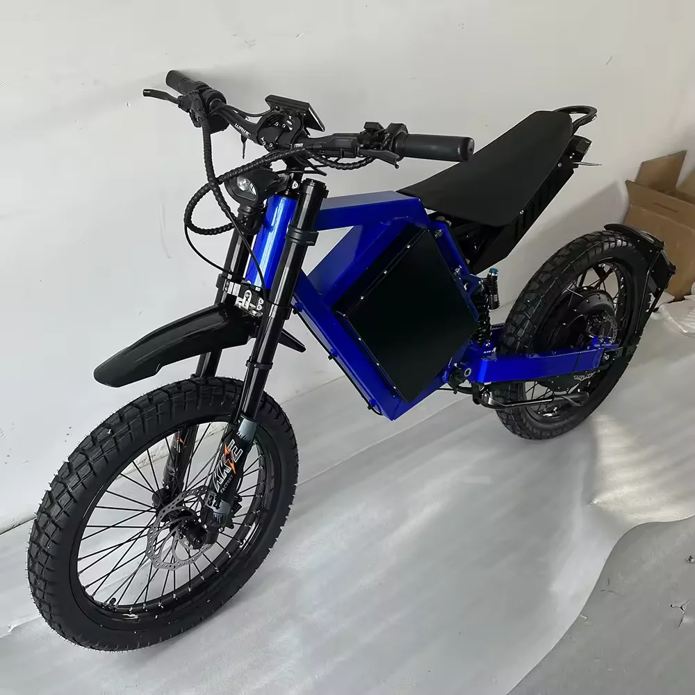 CS20 Aluminum Frame Electric Bike 72v 3000W-15000W Fastest Power Biggest Rear Hub Motor Long Seat All Supported Lithium Battery