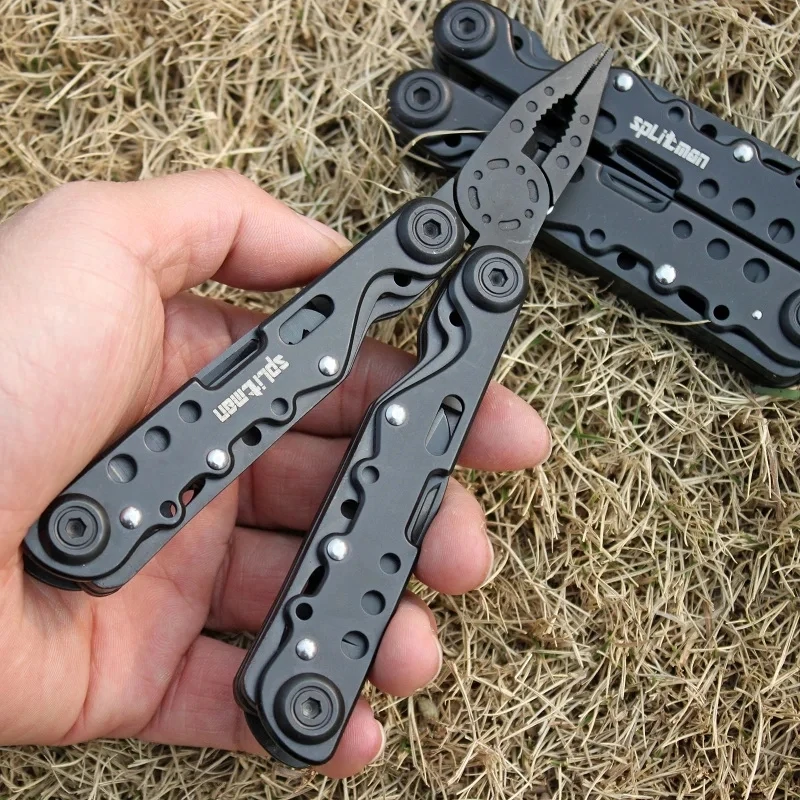 Splitman Multifunctional Camping Folding Knife Plier Outdoor Survival EDC Multitool Stainless Steel Riding Driving Multi Tools