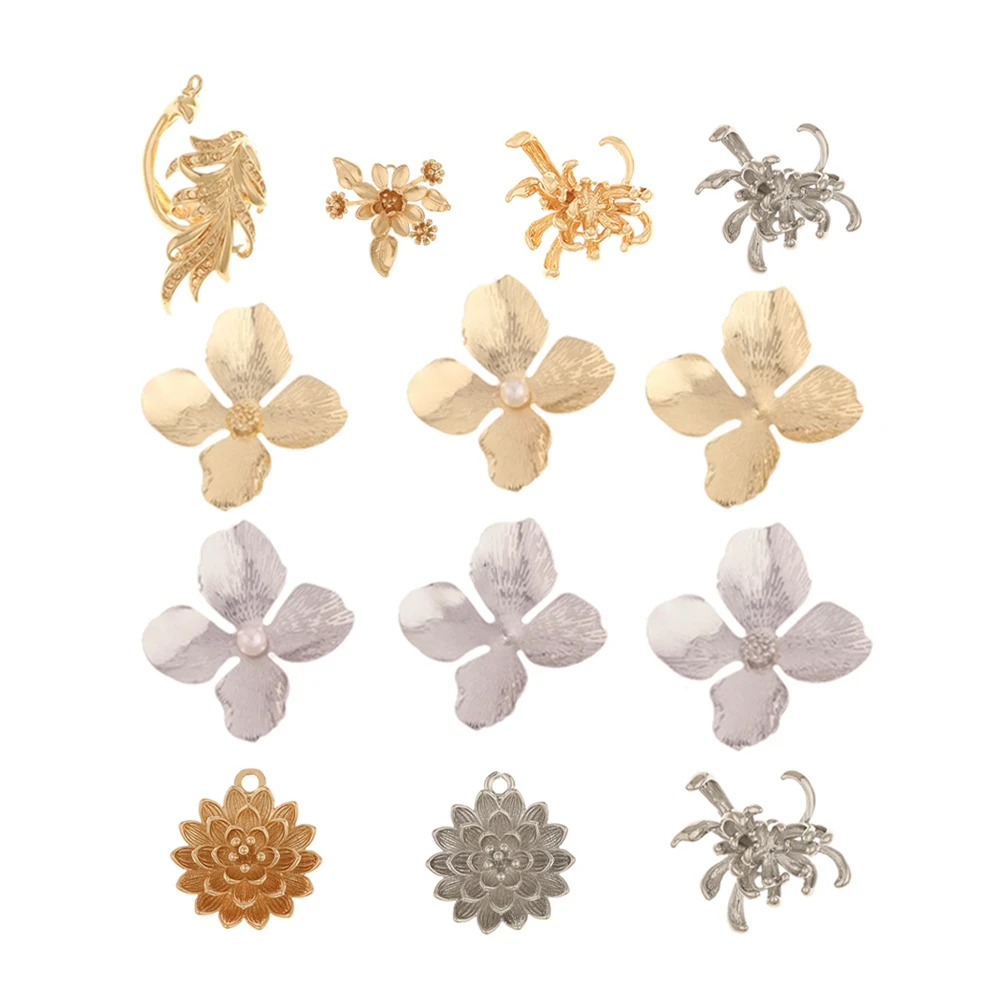 

Cordial Design 50Pcs Pendant Accessories/Hand Made/Copper Charms/Flower Shape/DIY Earrings Making/Jewelry Findings & Components