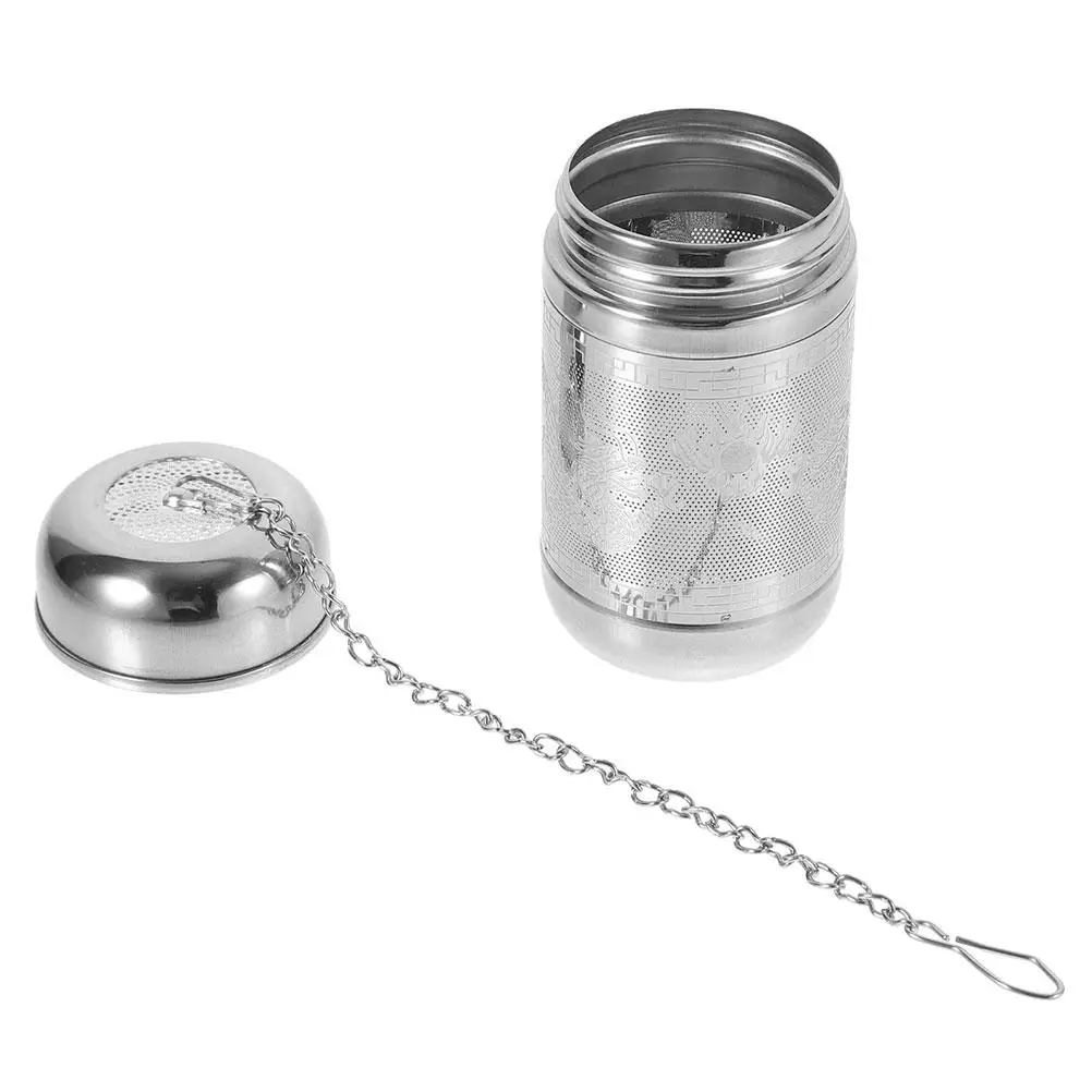 

Stainless Steel Balls Kitchen Spice Filter Stainless Steel Tea Strainer Strainers Tea Infuser Soup Basket Large Size Practical