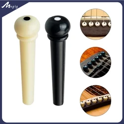 6PCS/lot Acoustic Guitar Bridge Pins Plastic String End Peg 6 Strings Guitarra Bridge Replacement Plastic String Nail Pins