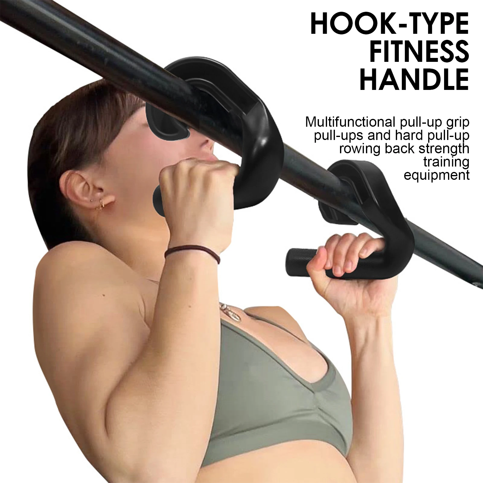 

Ручки для подтягивания, ручки для фитнеса, эргономичные портативные крючки для фитнеса, тренажерное оборудование для спортивных тренировок
