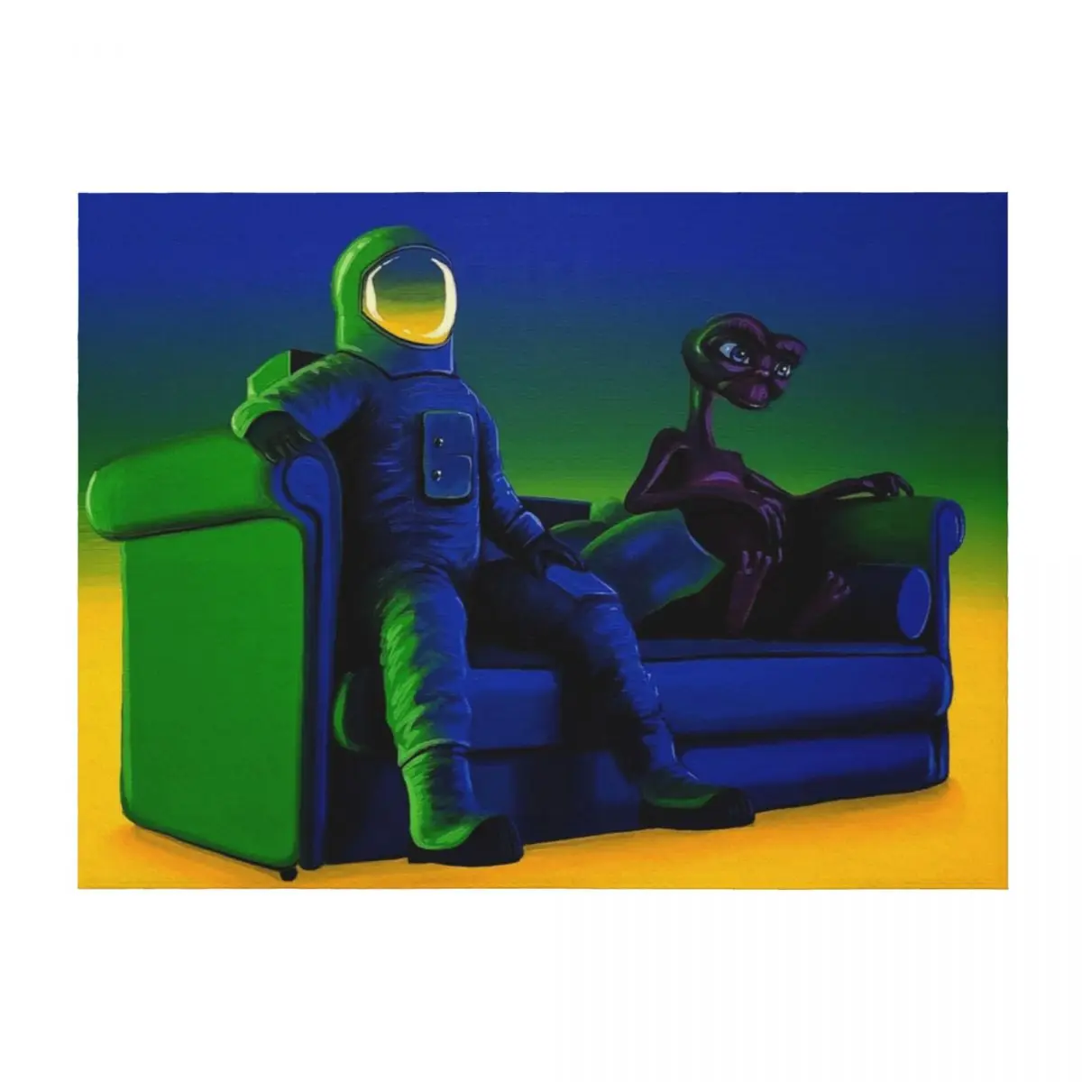 

Chill Sesh 2 Throw Blanket cosplay anime Soft Plush Plaid wednesday Sofa Blankets