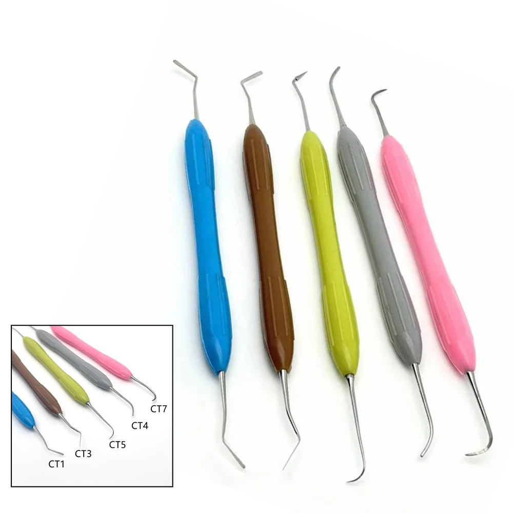 

Dental Composite Spatula Double-Ended Resin Instruments Silicone Filling Tools for Dentist Aesthetic Restoration Material