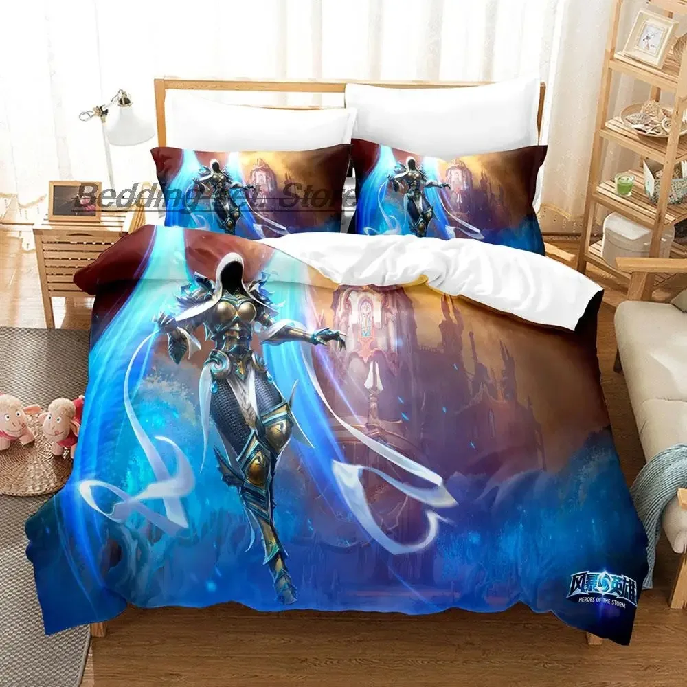 

Game Heroes of the Storm Bedding Set Single Twin Full Queen King Size Bed Set Aldult Kid Bedroom Duvetcover Sets Bed Sheet Set