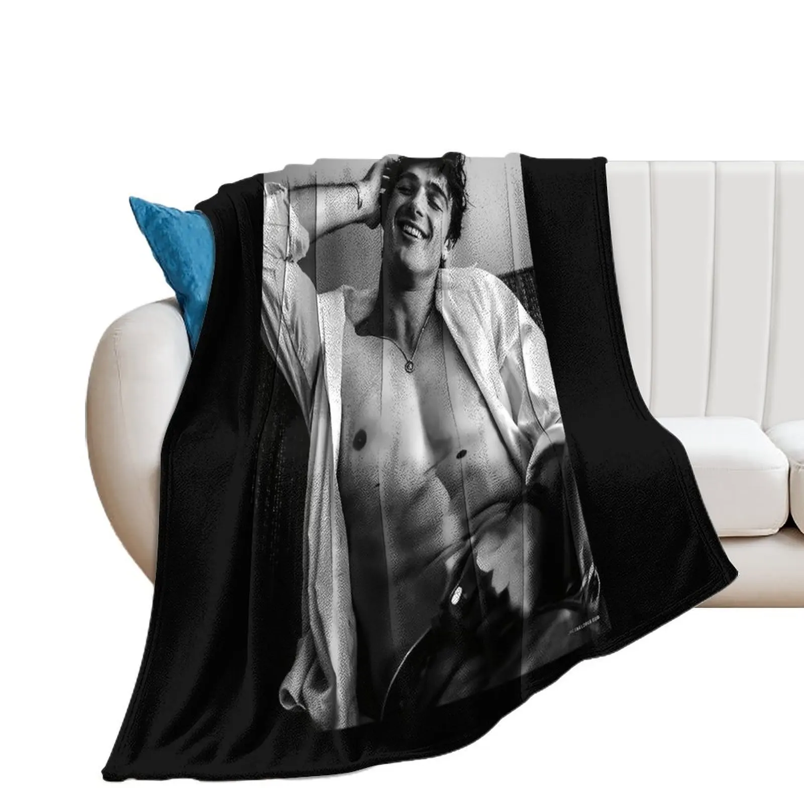 jacob elordi Throw Blanket Thermals For Travel funny gift valentine gift ideas Blankets