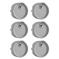 Gray 6pcs