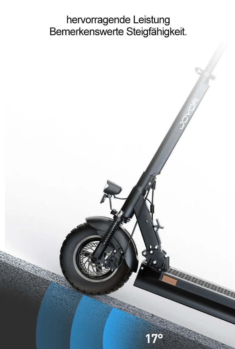 JOYOR Y8-S(ABE) Elektroroller 10-Zoll-Rad 48V 26Ah Akku 120KG Tragkraft Bis zu 82KM Reichweite – Detail 5