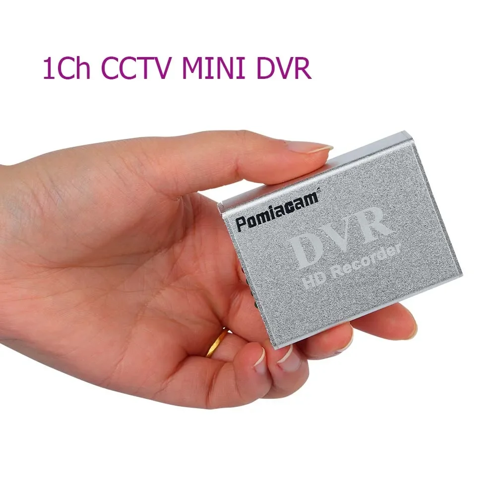 1Ch Mini DVR for FPV Camera - HD Real-time Video Recording Supports SD Card  H.264/H.265 Compression Remote Control MP4 Playback