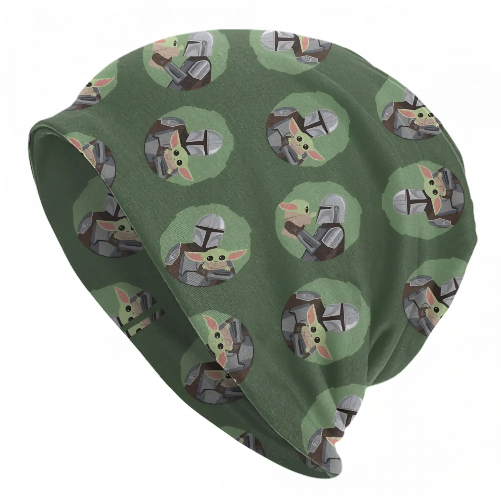 W-Warss Yoda Skullies Beanies Hats S-Stars Game Autumn Winter Men Women Outdoor Cap Warm Dual-use Bonnet Hat