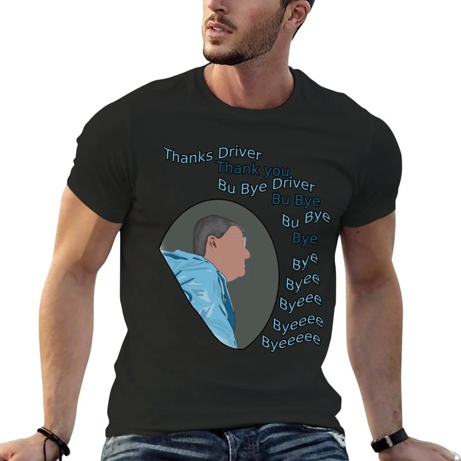 Funny Scottish Bu Bye Driver T-Shirt designer shirts blue archive mens funny t shirts