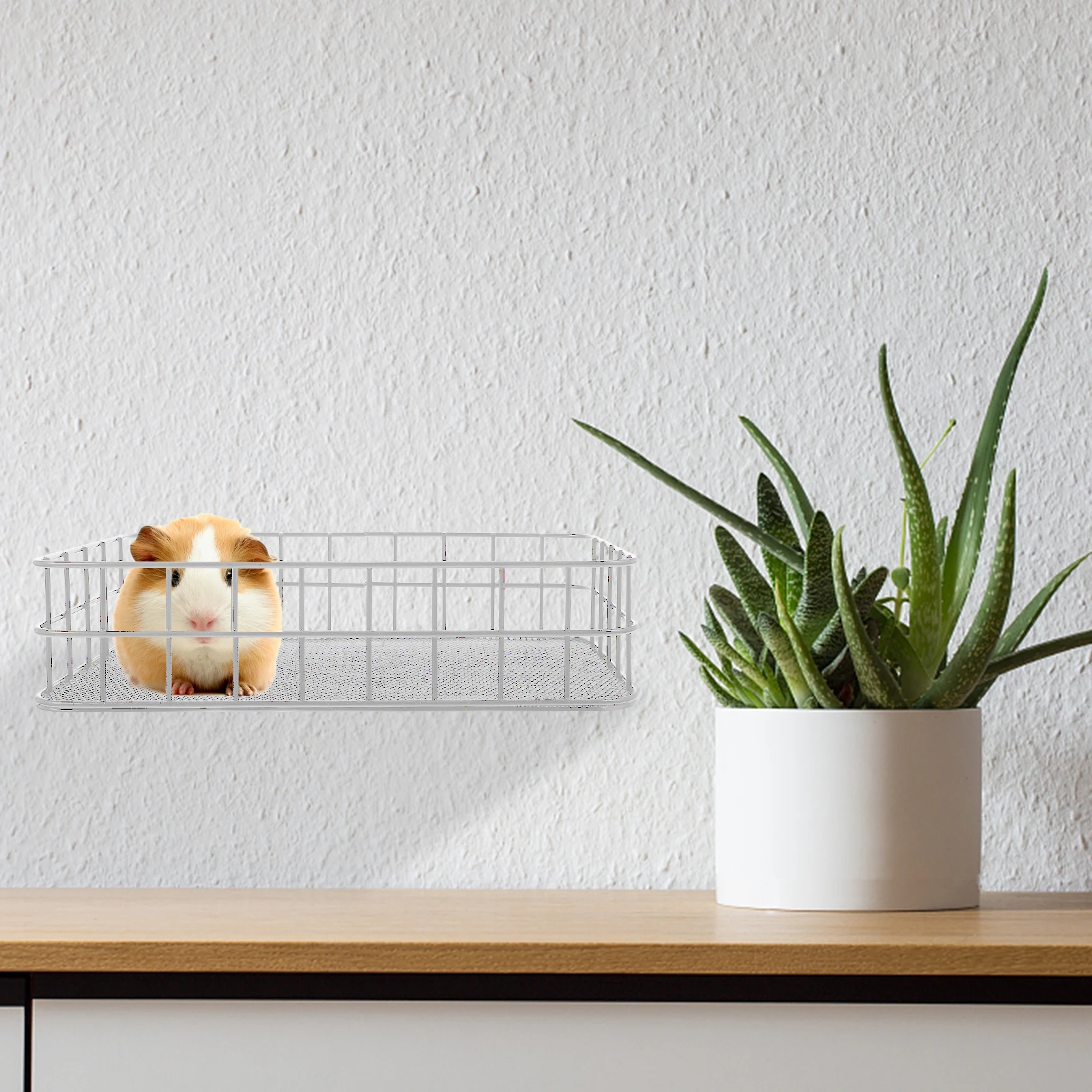 

Wear resistant Bite proof Hamster Bed Cage Platform Small Pets Rest Play Stable Toy House Decor Accessories Pet Supplies