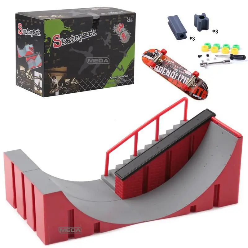 Finger skateboard scene DIY Mini Park slope Track Stairs Venue combination Children's indoor home toys Christmas birthday gift