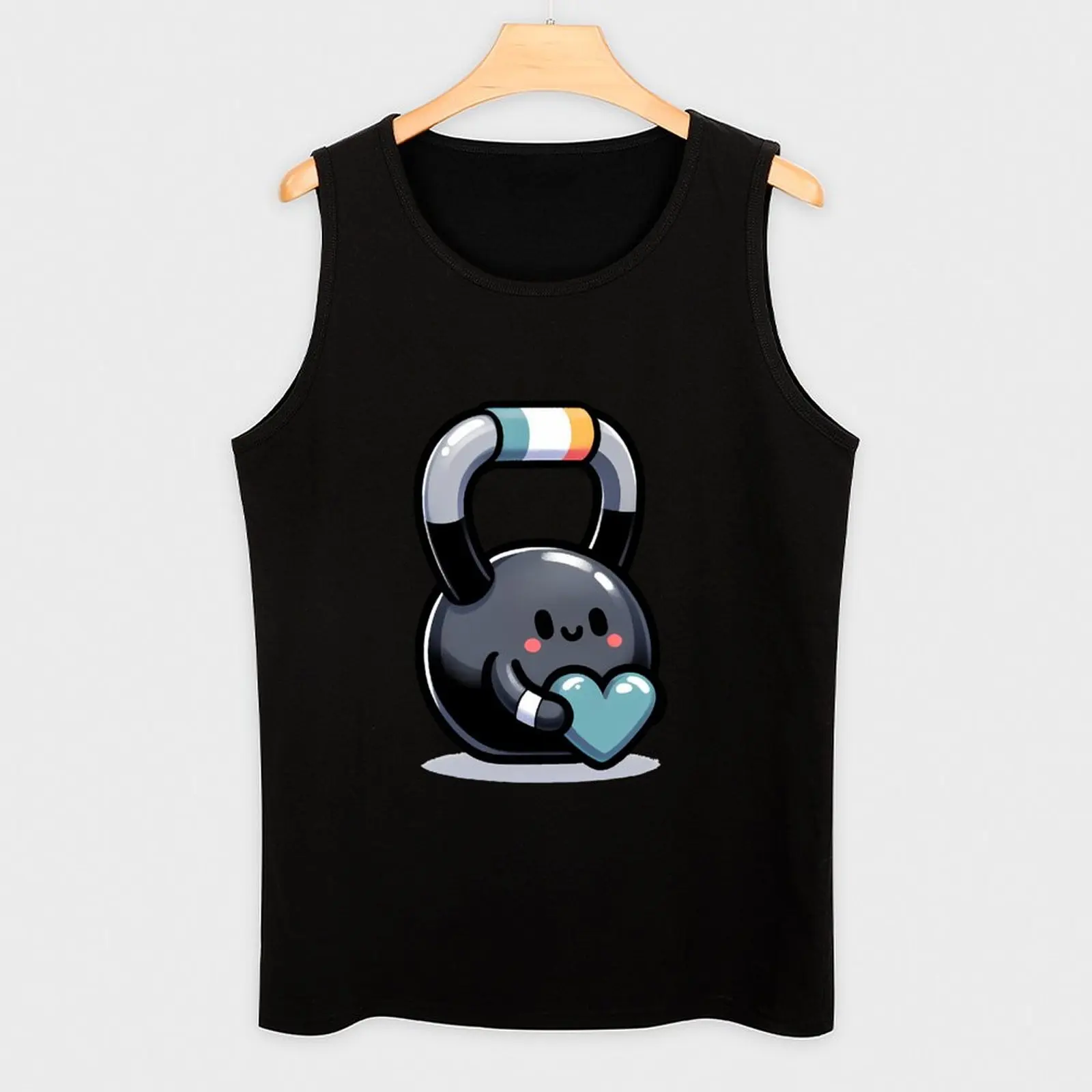 Kettlebell Crush: Love Your Workout! Tank Top Loose Sleeveless Casual Tank Top Lightweight