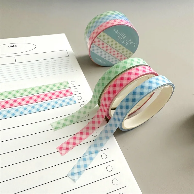 الكورية Ins 3 لفة مجموعة نقطة القلب الديكور لاصق ملصقات لطيف مجلة سكرابوكينغ كلية المواد الشريط