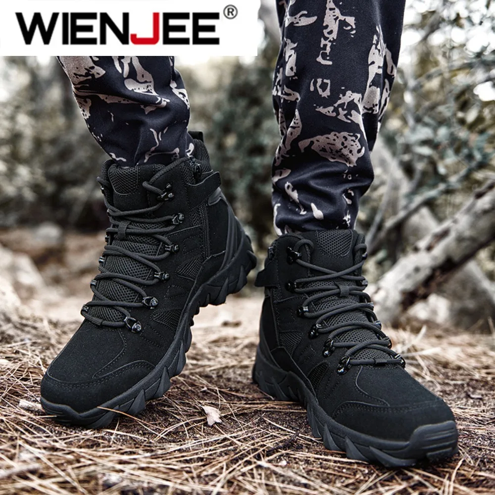 ترقية تكتيكات أحذية التدريب القتالية الذكور في الهواء الطلق التخييم مكافحة ارتداء الاستجابة السريعة حذاء للسير مسافات طويلة الصيد الصيد أحذية رياضية الرجال #6