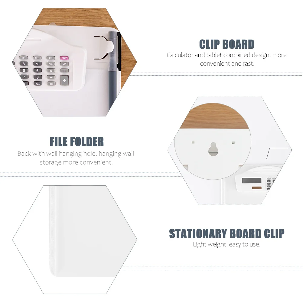 

Plastic A4 Clipboard Paper Folder File Holder Large Clip Office Writing Board Document Organizer Note Taking Clip Board