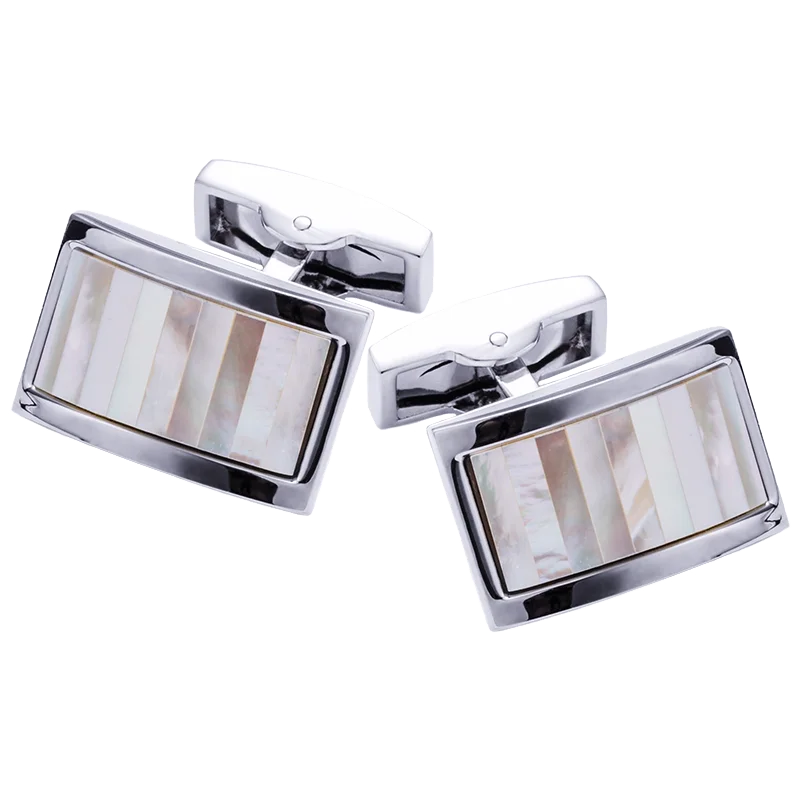 

KFLK ювелирные изделия рубашка запонки для мужчин бренд мода ракушка запонки пуговицы высокое качество роскошные Свадьба жениха Мужские гости