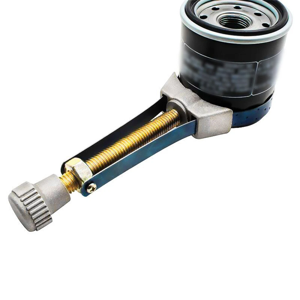 Adjustable Hand Tools Car Oil Filter Removal Tool 60mm to120mm Diameter Steel Strap Wrench