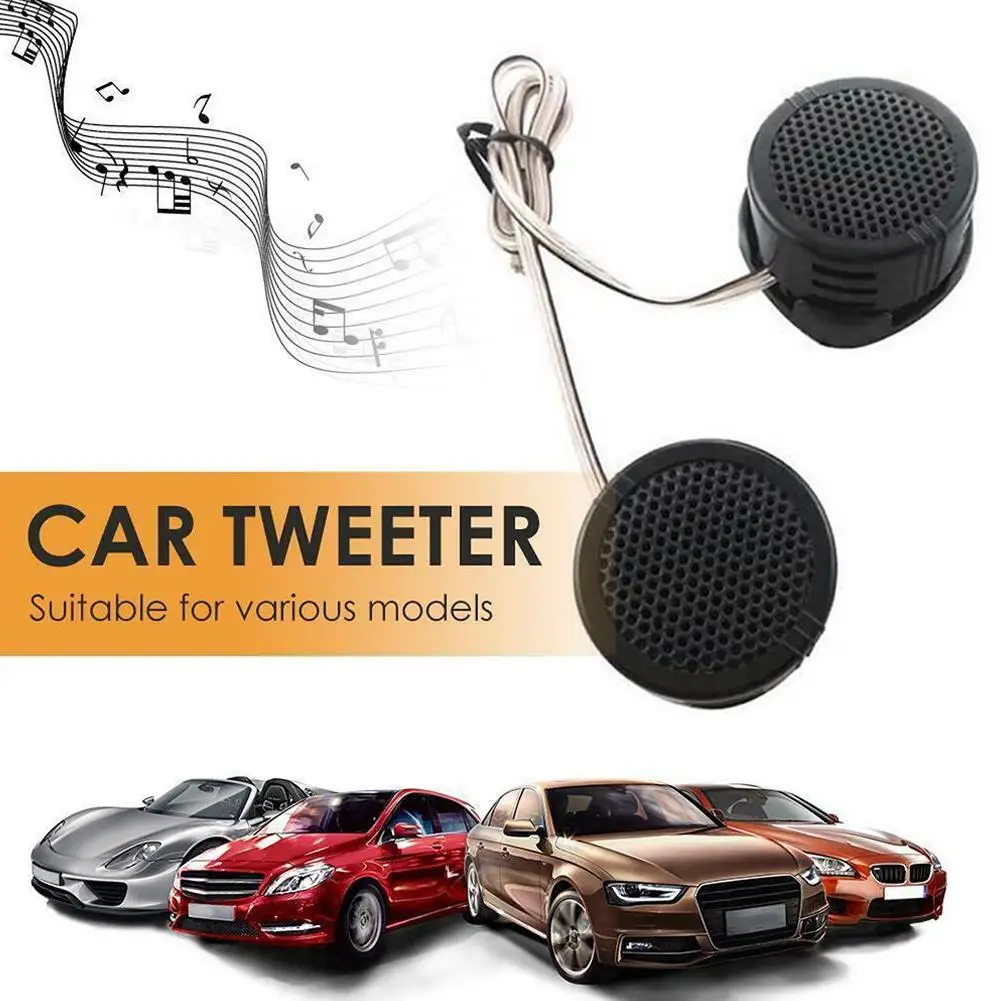 

87HE 1 Pair Car HiFi Tweeters Clear Superior Sound Qualitys, Easy Installation Loudspeaker High Sensitivity for Home Theate D6M8