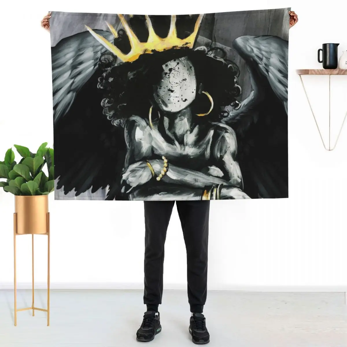 Naturally Queen IX ANGEL Throw Blanket Nap Sofa Throw Bed blankets and throws warm for winter Decorative Sofas Blankets